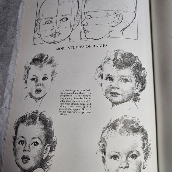 Walter Foster How To Draw & Paint Heads #197 Portraits & Figures Pencil Book Vtg - Picture 6 of 16